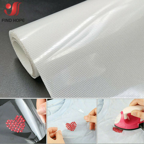 Hot fix Paper Tape 50CM Width Iron on Heat Transfer Film Adhesive DIY Hot Fix Rhinestone Crystal on Garment Tools ► Photo 1/6