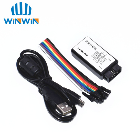 1set New Arrival USB Logic Analyze 24M 8CH, MCU ARM FPGA DSP debug tool  Logic analyzer ► Photo 1/1