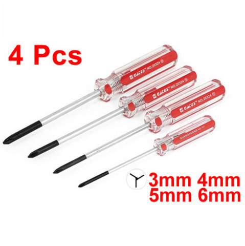 4pcs 3/4/5/6mm Y-shaped Tri Wing Screwdriver Magnetic Nonslip Grip Steel Screwdriver Precision Hand Repair Tool Set ► Photo 1/6