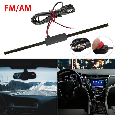 Windshield Car AM FM Radio Antenna Signal Amplifier Booster 12V Universal Antena Vehicles, Golf carts,Boats, Motorcycles, ATV ► Photo 1/6