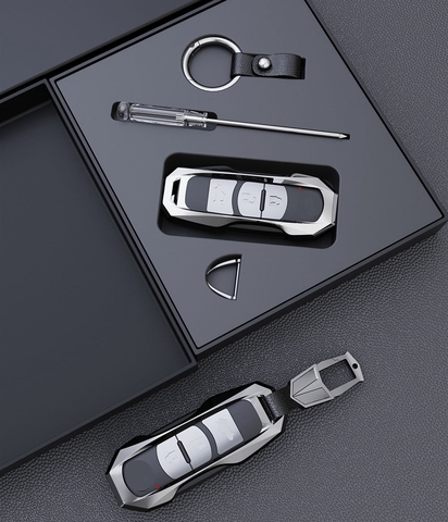 Car Keychain Case Holder For Mazda CX-5 CX-9 CX-3 CX-4 Axela Mazda 6 Atenza 2017 2022 Smart Key Shell Protective Accessories ► Photo 1/6