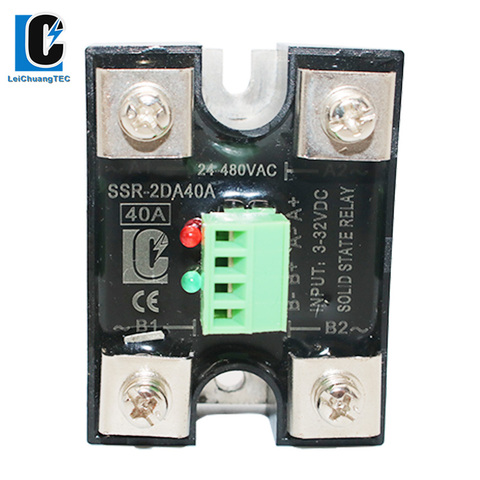 SSR-DA10A 25A 40A Dc control Ac dual output control single phase solid state relay ► Photo 1/6