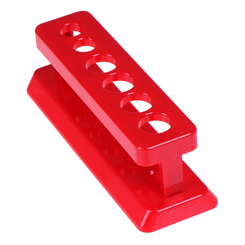 Support Burette Stand Laboratory Test Tube Stand Shelf  Red Plastic Test Tube Rack Holder Lab School Supplies ► Photo 1/6