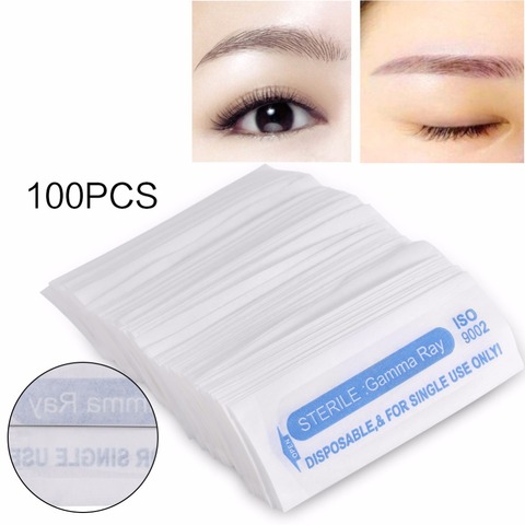 Wholesale 100Pcs Disposable Sterilized Tattoo Needles 1R/3R/5R For Eyebrow Tattoo Microblading Pen Machine Makeup Accessories ► Photo 1/6