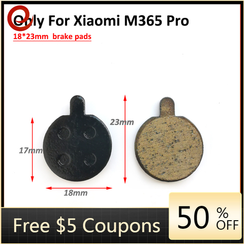 2pcs Brake Pads for Xiaomi M365 PRO Electric Scooter Rear Wheel Mijia Pro Brake Disc Friction Plates Pads Scooter Accessories ► Photo 1/4