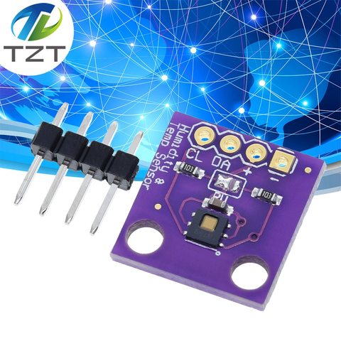 HDC1080 module Low Power, GY-213V-HDC1080 High Accuracy Digital Humidity Sensor with Temperature Sensor ► Photo 1/1