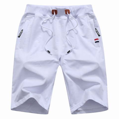 Sport men shorts 2022 Solid Men's Shorts Summer Mens Beach Shorts Cotton Casual Male Sports Shorts homme Brand Clothing ► Photo 1/6