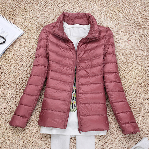 Women Winter Coat Ultralight Duck Down Jacket for Women Slim Puffer Jacket Portable Outerwear Windproof Down Coat Plus Size ► Photo 1/6