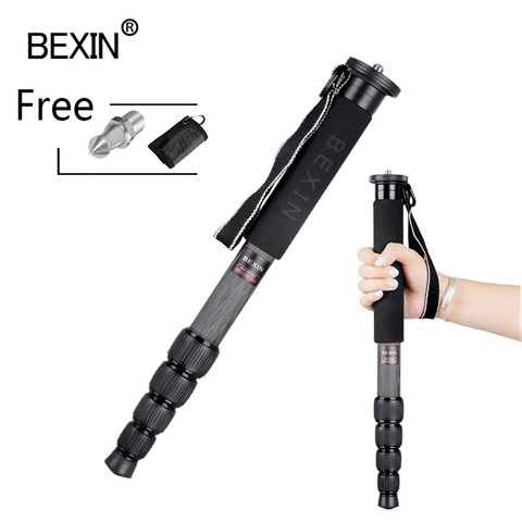 Lightweight camera tripod monopod carbon fiber monopod video DSLR stand portable shoot stick for paint camera smartphone video ► Photo 1/6