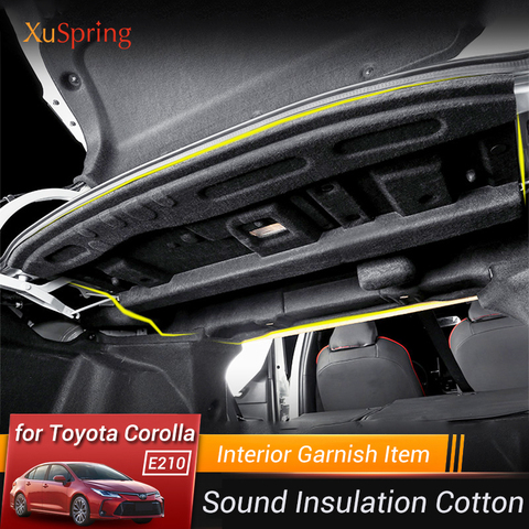 Car Trunk Insulation Cotton Soundproof Carpet Sticky Pad Car-styling for Toyota Corolla 2022 E210 12th ► Photo 1/2