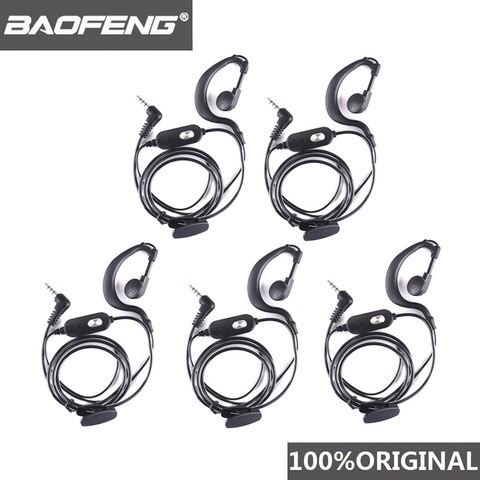 5pcs Baofeng BF-T1 Uv-3r Walkie Talkie Earpieces Two Way Radio Earphone Walkie-Talkie Headphone for T1 BF-9100 PTT 3R Woki Toki ► Photo 1/4