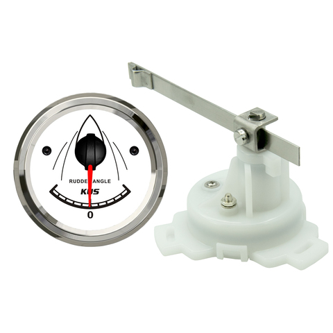 KUS Boat Rudder Angle Indicator Gauge 12/24V 52mm With KE41000 Marine Rudder Sensor ► Photo 1/6