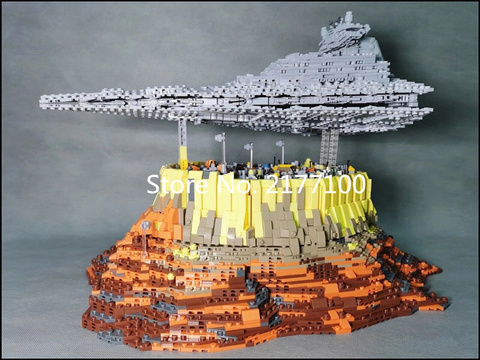 New 90007 Star series The Empire over Jedha City Model Building Blocks set Classic MOC-18916 Toys for children ► Photo 1/3