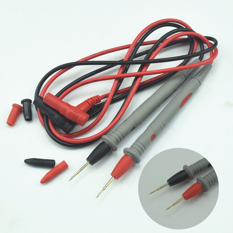 1 Pair 1000V 20A Tester Pen Banana Plug Wire Cable Probe Thin Needle Test Probes Leads Pin for Digital Multimeters Meter ► Photo 1/6