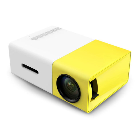 Salange YG300 Mini Projector LED Projector Lcd Projetor Audio HDMI USB Mini YG-300 Proyector Home Theater Media Player Beamer ► Photo 1/6