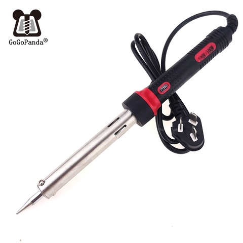 Free Shipping Electric Solder Iron 220V External Heat Handtools Pen Type With Indicator Light EU Plug 25 30 40 50 60W GP014A ► Photo 1/5