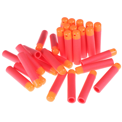 30Pcs Mega for Nerf 9.5cm Red Sniper Rifle Darts Bullets Mega Foam