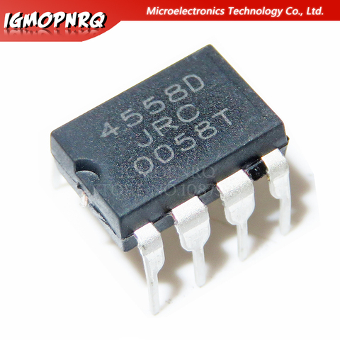 20pcs 4558D NJM4558D 4558D NJM4558 DIP-8 Operational Amplifiers - Op Amps Dual High Gain new original ► Photo 1/1