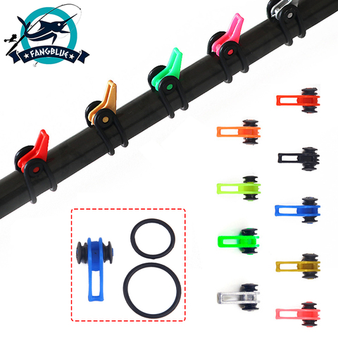 FANGBLUE 10Pcs ABS Fishing Hook Keeper Bait Fish hook Safe Keeping Holder Bass Carp Fishing Accessories Tackle For Fishing Rod ► Photo 1/6