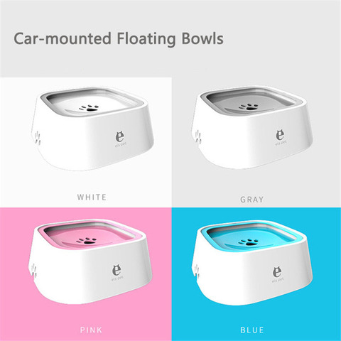 els 1500ml Pet Dog Bowl Floating Not Wetting Mouth Water Bowl No-Spill Pet  Feeder Dog Bowl No-Slip Pet Water Dispenser Cat Bowl ► Photo 1/6