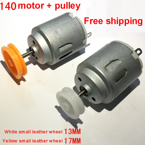 140 motor with pulley 3V-6V small motor DC motor DIY small