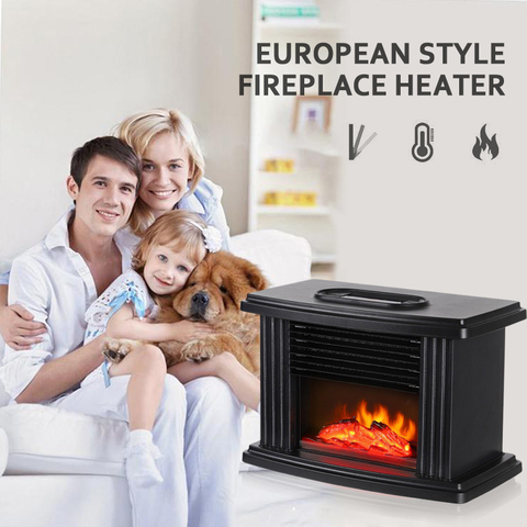 1000W Electric Fireplace Log Burning Fire Flame Effect Stove Heater Freestanding Household Winter Heating Machine Fireplaces ► Photo 1/6