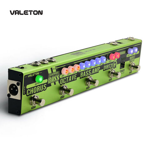 Valeton NEW Dapper BASS Multi Effects Pedal Strip 6 in 1 Multi Effect Bass Tuner,Chorus,Octaver,Dirty Q & Boost Comp,Tuner VES-2 ► Photo 1/6