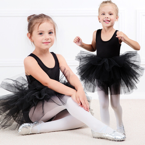 Buy Online Kids Tutu Dresses For Girls Gymnastics Suit Children S Dance Clothes Exercise Clothing Ballet Dress Girls Cotton One Piece Dress Alitools