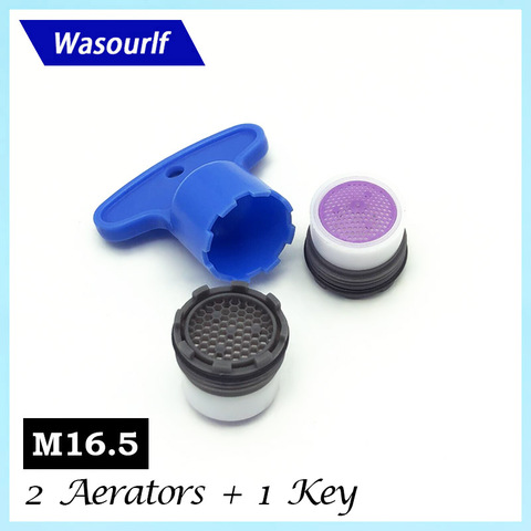 WASOURLF 2PCS M16.5 Male Thread Aerator Water Saving Tap Bubble Faucet External Concealed Aerator Kitchen Accessories Basin ► Photo 1/5