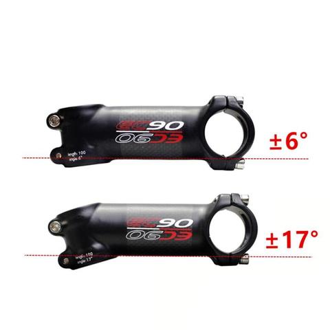 EC90 Carbon Road Bike Handlebar Stem Riser MTB Bicycle Stem Rod Carbon+Aluminium Alloy Cycling Stems ► Photo 1/6