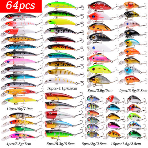 Fishing Lure Set Fishing Hard Bait Mini Minnow Floating Swing