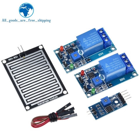 Snow Raindrops Detection Sensor Module Rain Weather Module Humidity For Arduino Relay Control Module Rain water sensor module ► Photo 1/6