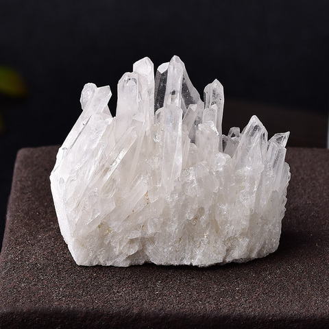 1PC Natural Raw Quartz White Clear Crystal Cluster Healing Stones Crystal Point Specimen Home Decoration Raw Crystals Minerales ► Photo 1/6