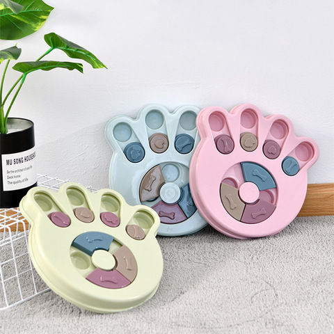 Pet Training Puzzle Dog Toy Slow Food Bowl Leaking Food Reward Dog Game Disc Board Funny Slow Eat Biting Dog Interactive Toys ► Photo 1/6