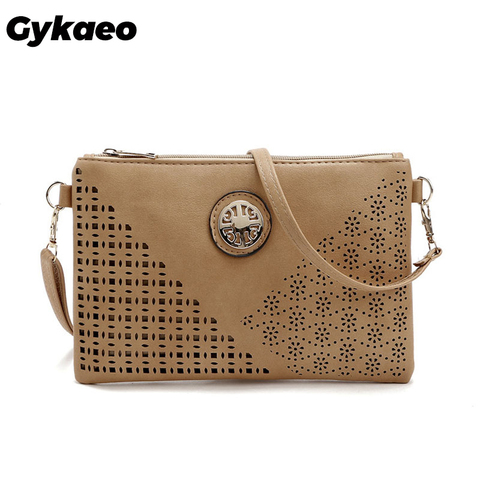 Gykaeo Hot 2022 Summer Ladies Hollowed Out Casual Envelop Bags for Women Messenger Bags Female Small Evening Clutch shoulder Bag ► Photo 1/5