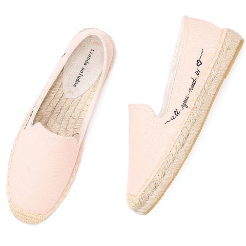 tienda soludos Espadrilles Flats Shoes Woman  Lightweight Breathable Flat Ladies Fisherman Leisure Soft Comfortable Lazy New ► Photo 1/6