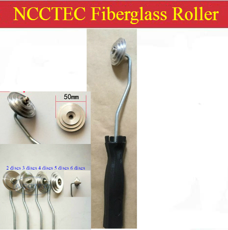 1 piece NCCTEC Fiberglass laminating aluminum Paddle Stripes Mould FRP Angle Roller| resin bubble GRP work cleaned in acetone ► Photo 1/1