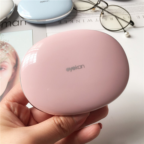 Ultra-thin Magnetic attraction Round contact lens case with mirror storage box Lens container gift elegant Eye contacts case ► Photo 1/6
