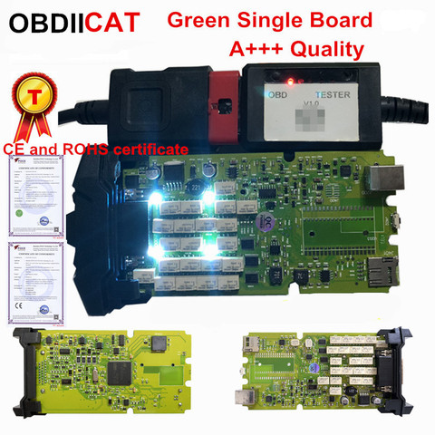 2017.1 A+ quality Single Board Scanner TCS OBDIICAT-tcs 2016.1 keygen newest Generic 3 in 1 New NEC Relays bluetooth obd tool ► Photo 1/6