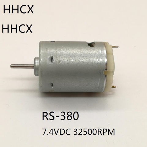 1pcs DC motor 380 7.4VDC 32500RPM vehicle model high-speed DC motor RS-380 Large torque drill parts ► Photo 1/4