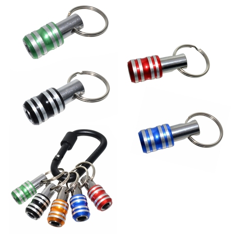 1/4inch Hex Shank Screwdriver Bits Holder Extension Bar Drill Screw Adapter Quick Release Keychain Easy Change ► Photo 1/6