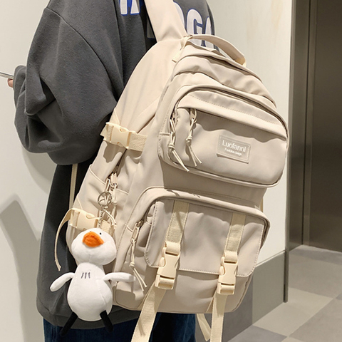 JOYPESSIE Fashion Men Backpack Waterproof Nylon Rucksack for Teenager Schoolbag Kawaii Women Bag Lovers Travel Shoulder Mochila ► Photo 1/6