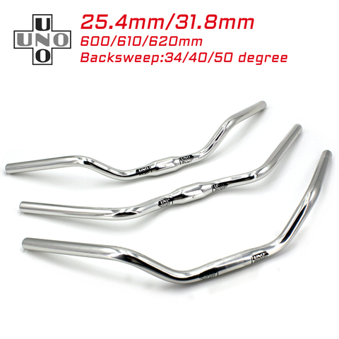 UNO Bike Handlebar Retro Bent Road Bike Handlebar Swallow Bar 31.8/25.4mm mtb Spare Parts Handlebar For Bicycle Bike Accessories ► Photo 1/6