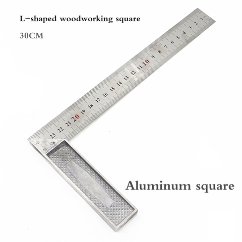 90 Degree Right Angle Square Ruler Measuring  Woodworking Tool Square Ruler  - Metal - Aliexpress