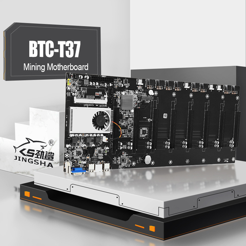 Best SellingMining Motherboard 8 GPU Bitcoin Crypto Etherum Mining Support 1066/1333/1600 1037 8P Mining Motherboard ► Photo 1/6