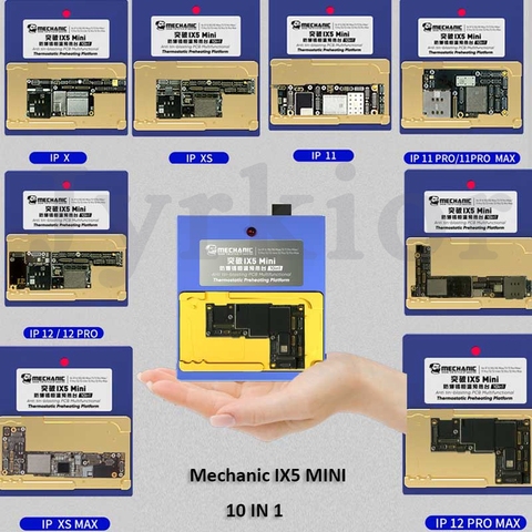 MECHANIC IX5 10 IN 1Explosion Proof Tin Preheating Platform Motherboard Welding Table Desoldering Heater For iPhone X-12 PRO MAX ► Photo 1/6