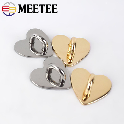4/10/20pcs undetachable Metal Heart O&D Ring Side Clip Buckle Hardware Hook Accessories DIY Bag Arch Bridge Pendant Hang Buckle ► Photo 1/6
