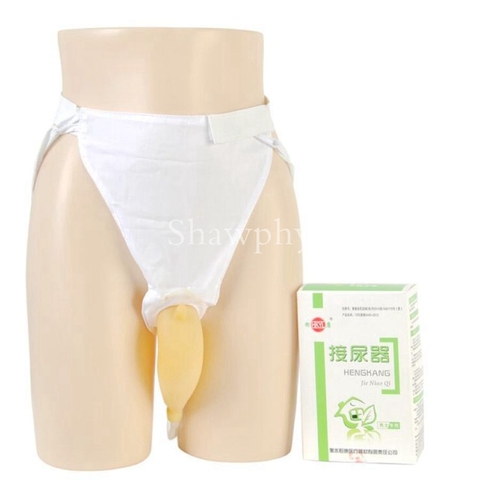 Male Urine Bag Urine Collection Set Breathable Urinal Collector Spill Proof Bag For Urine Incontinence Adjustable size ► Photo 1/3