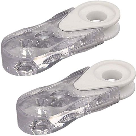 Curtain Blinds Accessories Cord Weight Plastic for Vertical,Windows,Roller Blinds 2Pack Window Shutter Clear Plastic Safety Hand ► Photo 1/5