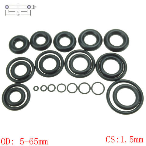 CS 1.5mm OD5-65mm NBR Rubber O Ring O-Ring Oil Sealing Gasket Automobile Sealing ► Photo 1/6